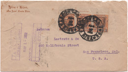 Costa Rica - Coffee Bags To USA 1922 - Open 3 Sides - Tear At Side - #364 - Costa Rica