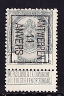 Antwerpen 11 Typo Nr. 16B - Typos 1906-12 (Armoiries)