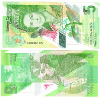 Eastern Caribbean States 5 Dollars 2021 UNC - East Carribeans