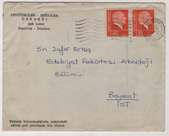 TURKEY,TURKEI,TURQUIE ,ISTANBUL -KADIKOY TO BEYAZIT 1977 COVER - Covers & Documents