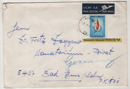 TURKEY,TURKEI,TURQUIE ,ANKARA  TO  GERMANY   1968 COVER - Cartas & Documentos