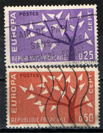 FRANCIA - 1962 - EUROPA UNITA - USATI - Gebraucht