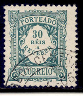 ! ! Portugal - 1904 Postage Due 30 R - Af. P 10 - Used - Oblitérés