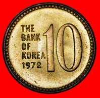 * PAGODA (1970-1982): SOUTH KOREA ★ 10 WON 1972 UNC MINT LUSTRE! LOW START ★ NO RESERVE! - Corée Du Sud