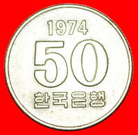 * RICE (1972-1982): SOUTH KOREA ★ 50 WON 1974! LOW START ★ NO RESERVE! - Corée Du Sud