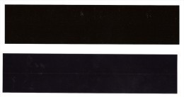 BANDE POCHETTE ID HAWID DOUBLE SOUDURE FOND NOIR 210 X 36 Mm - Postzegelhoes