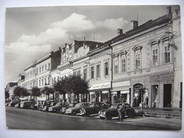 Slovakia PRESOV - Ulica A Stara Auta, Street With Old Cars - 1960s Used - Slovakia