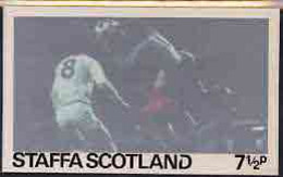 Staffa - Football Original Composite Artwork For 7.5p Value Comprising Coloured Photograph Board 6€" X 4", Inscription & - Local Issues