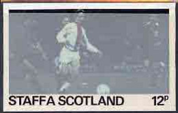 Staffa - Football Original Composite Artwork For 12p Value Comprising Coloured Photograph Board 6€" X 4", Inscription & - Local Issues