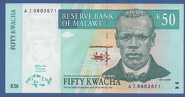 MALAWI - P.39 – 50 Kwacha 01.07.1997 UNC Serie AJ 9883871 - Malawi