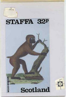 Staffa 1983 Primates (Wood Baboon) Original Composite Artwork Believed To Be From The B L Kearley Studio, Comprising A C - Local Issues