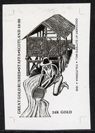 Staffa 1981 Great Gold Rushes £8 Duscovery At Sutter's Mill - B&W Bromide Proof Of Yssued Design As Rosen SF 1011 - Local Issues