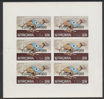 Stroma 1971 Dogs 15p On 2s6d (Greyhound)  Overprinted 'Emergency Strike Post' For Use On The British Mainland U/m Comple - Local Issues