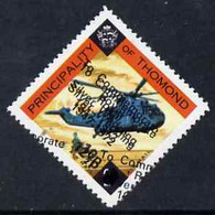 Thomond 1972 Helicopter 2s6d (Diamond Shaped) With Royal Silver Wedding Overprint Doubled, Surcharge10p And 12.5p Plus A - Local Issues