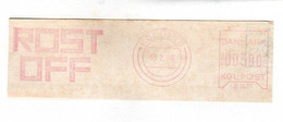 EMA RED METER - ROST OFF - DENMARK 1986 - EMA 13 - Maschinenstempel (EMA)