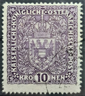 AUSTRIA 1917 - Canceled - ANK 211 II - 10K - Used Stamps