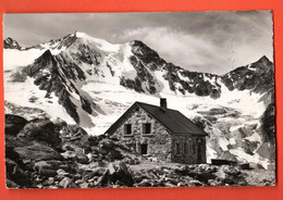 ZQA-37 Cabane De Moiry Sur Grimentz  Tampon De La Cabane, Section Montreux. Klopfenstein 8933, Circulé 1961 - Grimentz