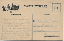 CPA - Correspondance Des Armées De La République - Carte En Franchise- - Regimente