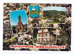 CPM. 15 X 10,5 -  L'église De Lapoutroie Vue D'ensemble De Ribeaugoutte Centre De Vacances "La Tanière" - Lapoutroie