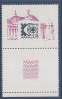 Vignette Arphila 75 Paris Avec Bord Guilloché, Vignette Officielle Neuve Gommée Arphila75 N°21 Catégorie Vignettes Expos - Briefmarkenmessen