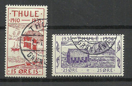 DENMARK THULE 1935/36 Michel 3 - 4 O - Thule