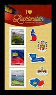 Liechtenstein (dieMarke) 2020 #149/51 I Love Liechtenstein. Castle. Flag. Mountains. Map. Coat Of Arms MNH ** - Nuevos