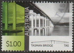 AUSTRALIA - USED 2016 $1.00 Australian Bridges - Tasman Bridge, Hobart, Tasmania - Used Stamps