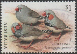 AUSTRALIA - USED 2018 $1.00 Australian Finches Part I - Zebra Finch - Used Stamps