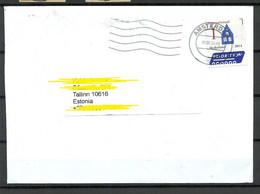 NETHERLANDS Niederlande 2021 Cover To Estonia O Amsterdam - Covers & Documents