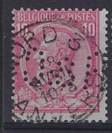 PERFIN / PERFO LEOPOLD II Nr. 46 Met AMBULANT Stempel NORD 3 ANVERS  ; Staat Zie 2 Scans ! LOT 213 - 1863-09