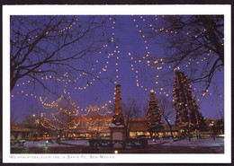 AK 000581 USA  - New Mexico - Santa Fe - Weihnachtsbeleuchtung - Santa Fe