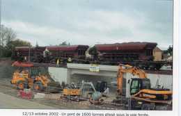 Saint-Sébastien-sur-Loire Animée Chantier Du Frêne Rond Travaux Train Pont Pelleteuse - Saint-Sébastien-sur-Loire