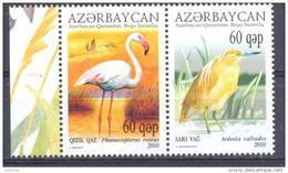 2010. Azerbaijan, Ecology Of Caspian Sea, Birds, 2v, Jont Issue With Kazakhstan, Mint/** - Aserbaidschan