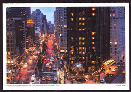 AK 000595 USA  - New York City - Weihnachtsdekoration Am Columbus Drive - Places & Squares