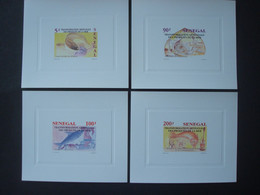 SENEGAL 1993 / 1053-1056 / 4 LUXE PROOFS / Fishes Fish Industry Poisson Pêche - Senegal (1960-...)