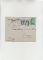 Smirne To Monza - Cover 1929 - - Cartas & Documentos