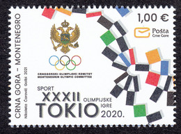 Montenegro 2021 XXXII Summer Olympic Games Tokyo 2020 Japan Sports MNH - Zomer 2020: Tokio