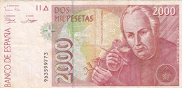 CRBP0069 BILLETE ESPAÑA 2000 PESETAS 1992 SERIE 9D MBC- 25 - Other & Unclassified