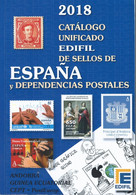 ESLICAT18-L4253TLITESPCORRSEHIAP.España Spain Espagne LIBRO CATALOGO  DE SELLOS EDIFIL 2018 - Luftpost & Postgeschichte