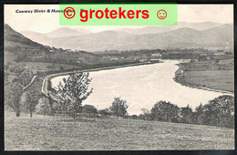 Conway River & Mountains 1915 - Caernarvonshire