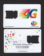 Tunisia/Tunisie 2021 - Phonecard - SIM Card 4G Tunisie Telecom TT - Superb*** - Tunisie