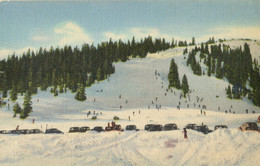 Skiers At Summit Of Berthoud Pass (Altitude- 11,314ft) On Highway U.S.40,Colorado-1940s - Other