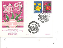 Luxembourg - Roses ( Carte Commémorative De 1956 à Voir) - Commemoration Cards