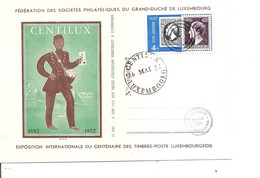 Luxembourg  ( Enveloppe Commémorative  De 1952 à Voir) - Cartes Commémoratives