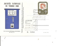 Luxembourg  ( Carte Commémorative  De 1960 à Voir) - Cartes Commémoratives