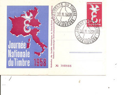 Luxembourg  ( Carte Commémorative  De 1958 à Voir) - Herdenkingskaarten