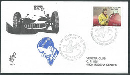 1992 ITALIA FDC VENETIA 761 AUTO TAZIO NUVOLARI TIMBRO ARRIVO - A - F.D.C.