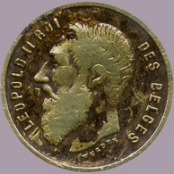 Médaille Léopold II - Société Hollandaise Par Wurden 24 Mm Bronze - Sonstige