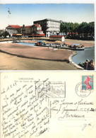 CARCASSONNE PORT DU CANAL DU MIDI PENICHE HUGUETTE PUBLICITE PURFINA FLAMME POSTALE 1961 - Carcassonne