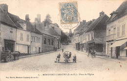 78-MONTFORT-L'AMAURY- PLACE DE L'EGLISE - Montfort L'Amaury